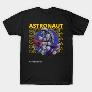 Astronaut Fly to the Moon T-Shirt